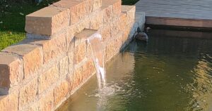 Wasserfall aus Sandstein